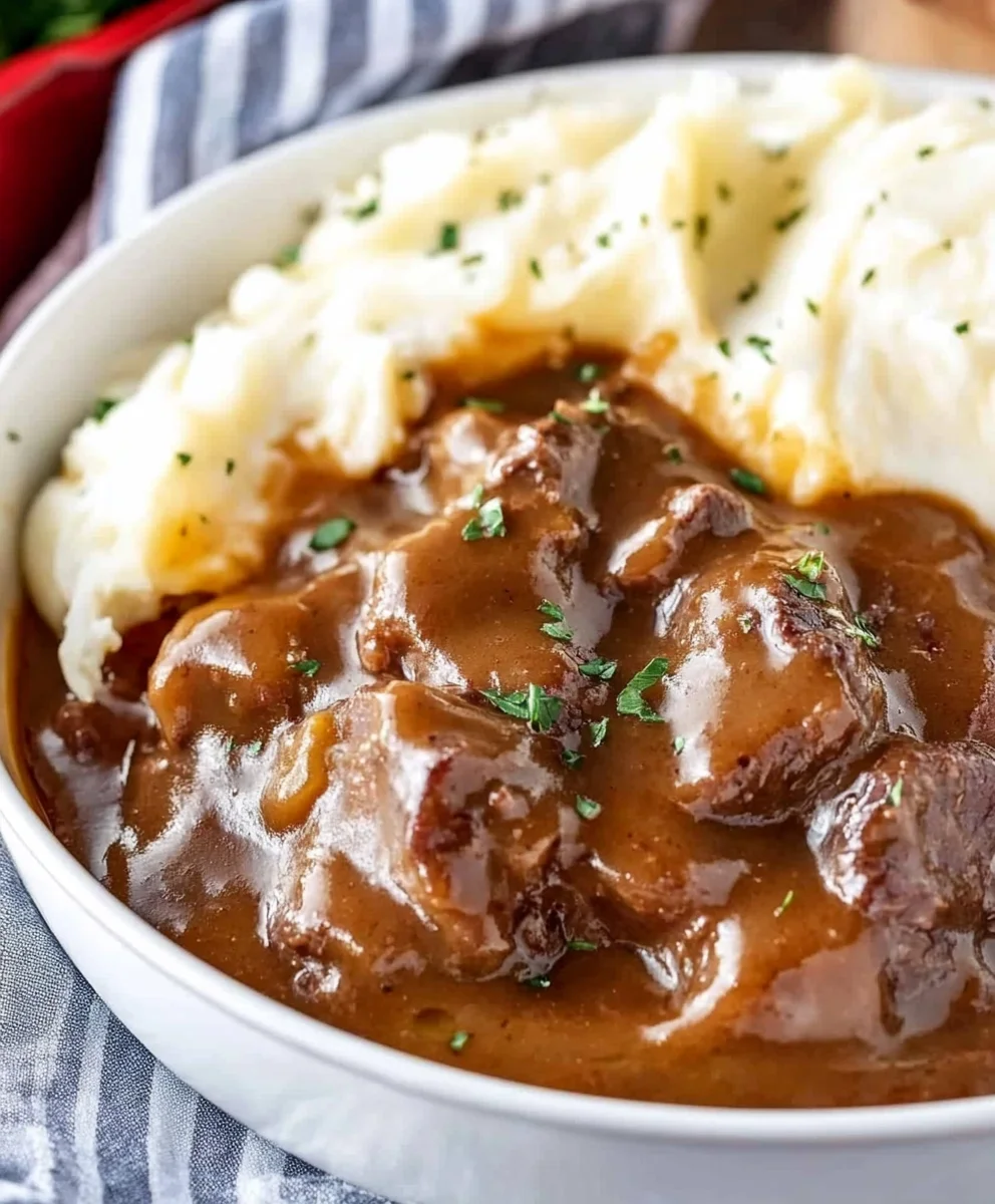 The BEST Beef Tips and Gravy Recipe 68 The BEST Beef Tips and Gravy Recipe