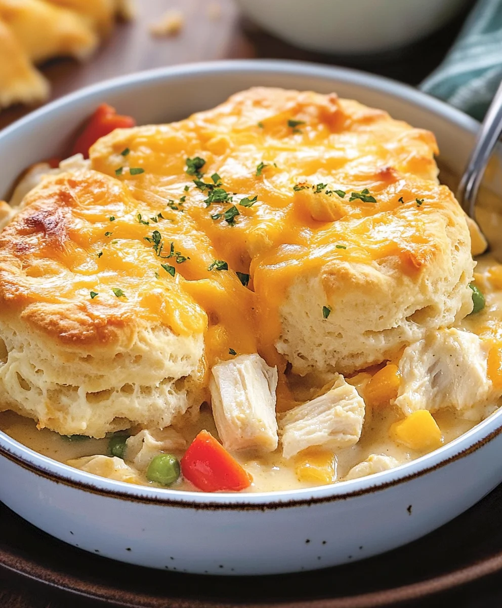 Chicken and Biscuit Casserole 62 Chicken and Biscuit Casserole