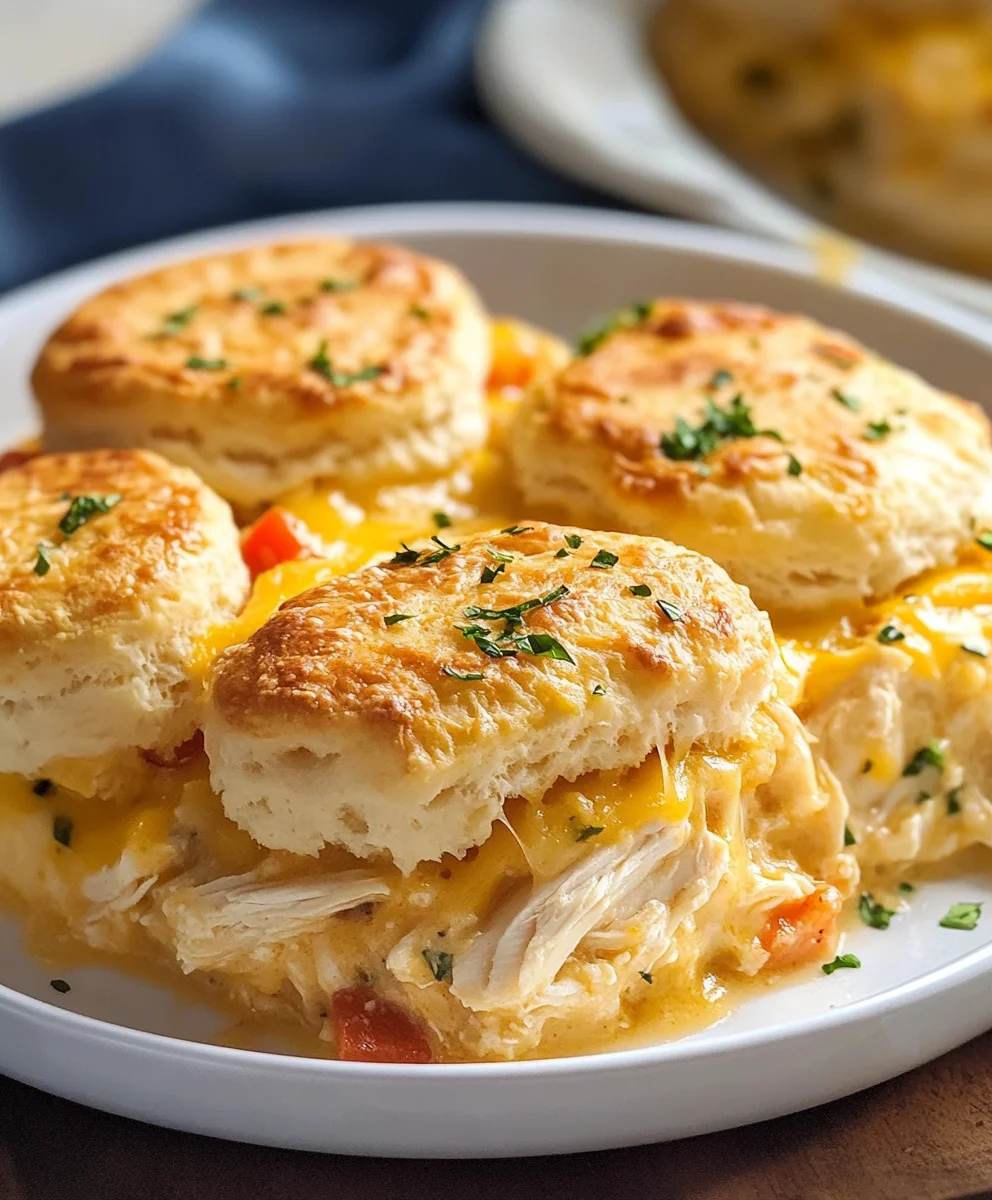 Chicken and Biscuit Casserole