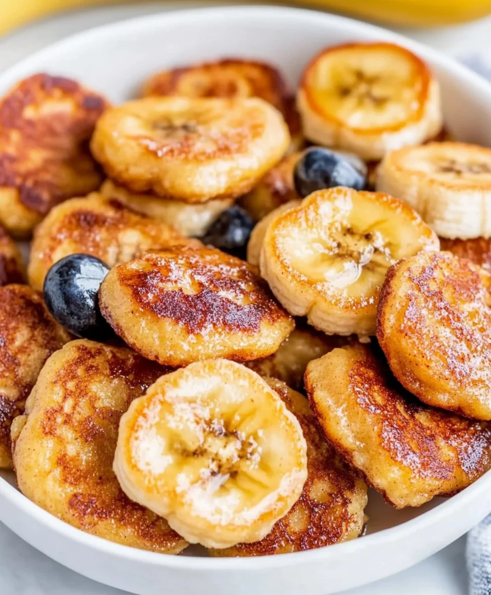 Mini Banana Pancake Bites 46 Mini Banana Pancake Bites