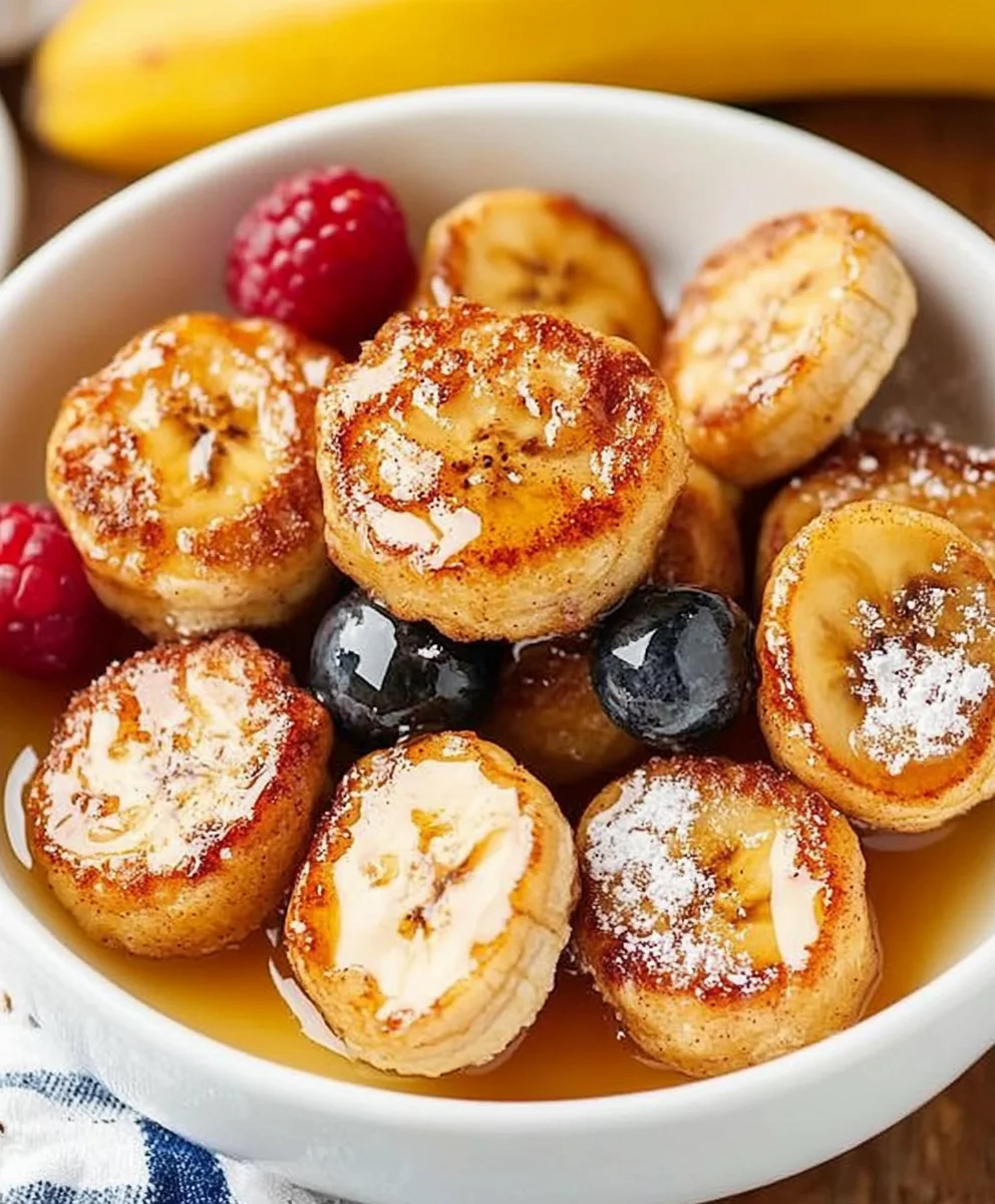 Mini Banana Pancake Bites 47 Mini Banana Pancake Bites