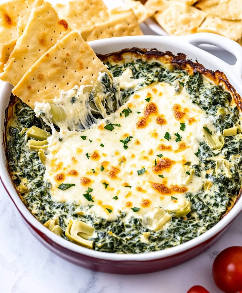 Hot Spinach Artichoke Dip Recipe