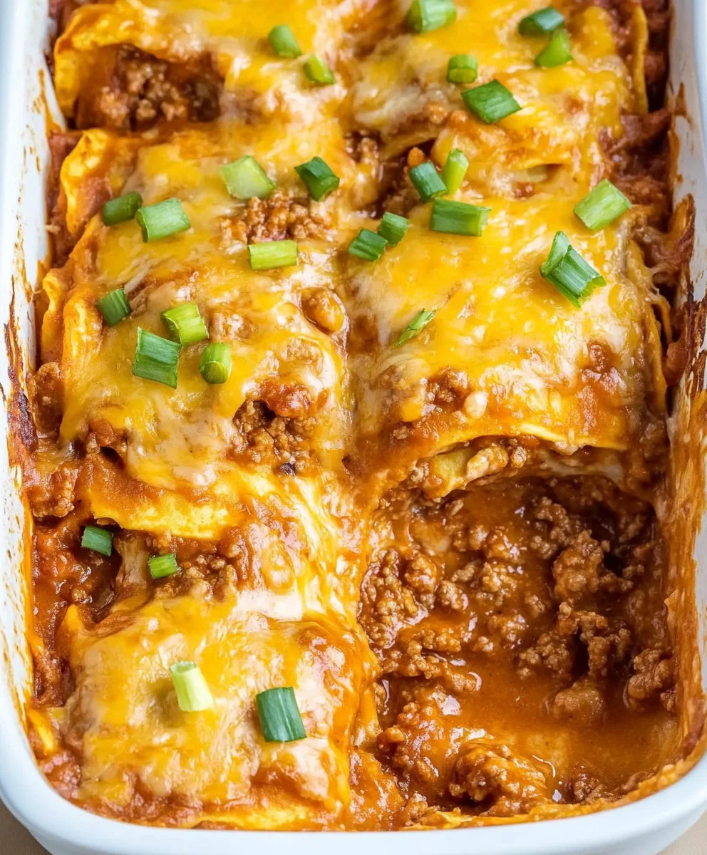 Beef Enchilada Casserole 71 Beef Enchilada Casserole