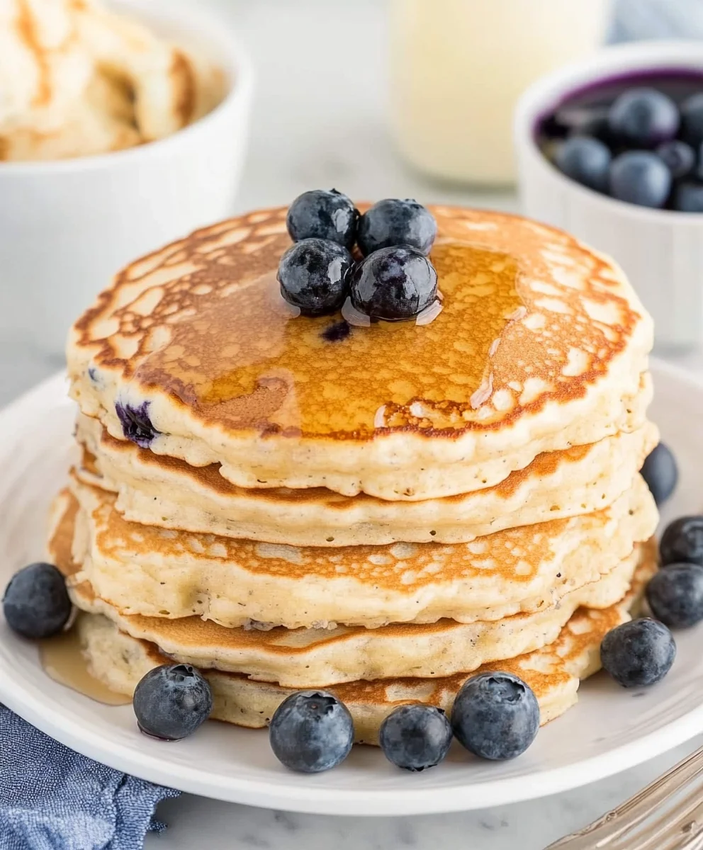Fluffy Blueberry Pancakes (Easy Recipe) 65 Fluffy Blueberry Pancakes (Easy Recipe)