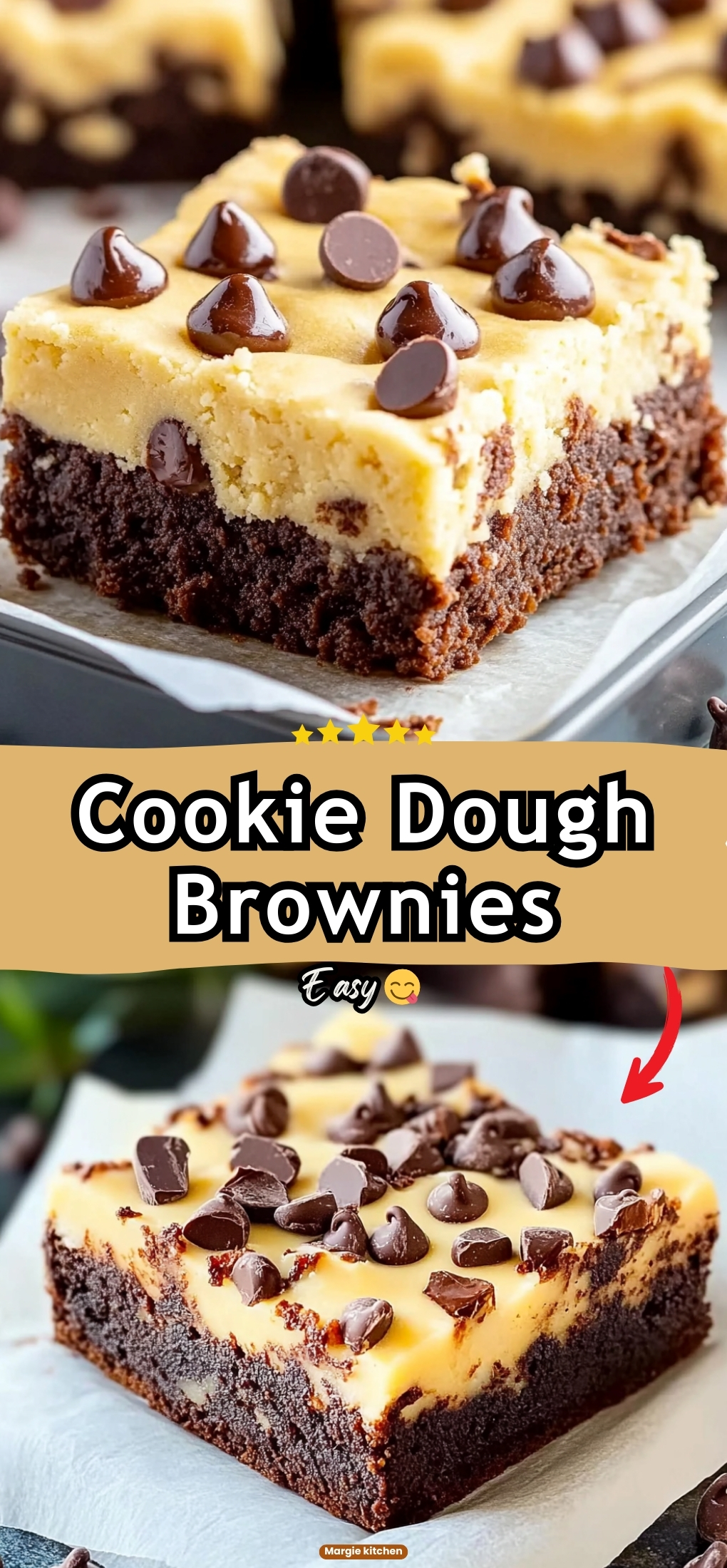 Cookie Dough Brownies 98 Cookie Dough Brownies
