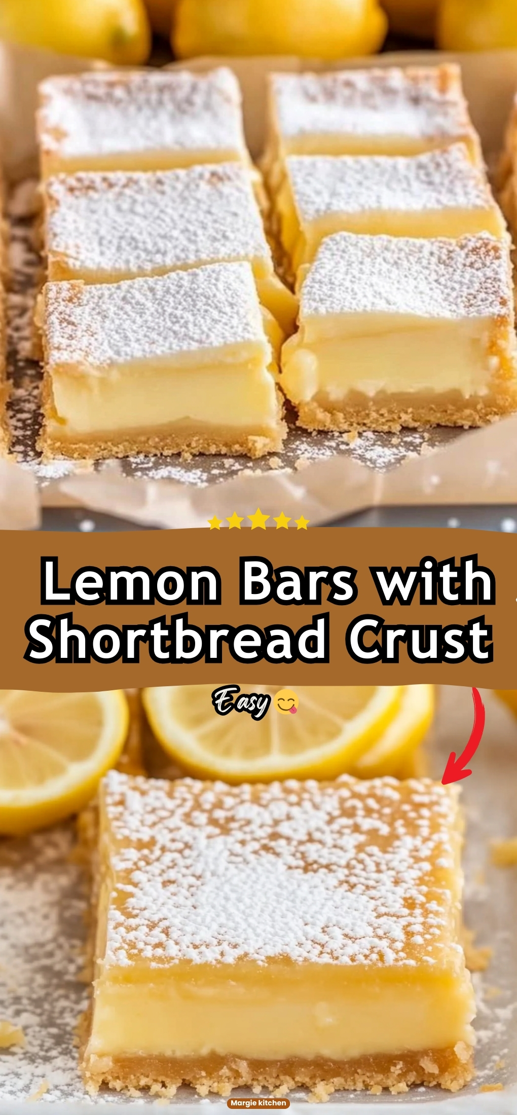 Easy Lemon Bars with Shortbread Crust 81 Easy Lemon Bars with Shortbread Crust