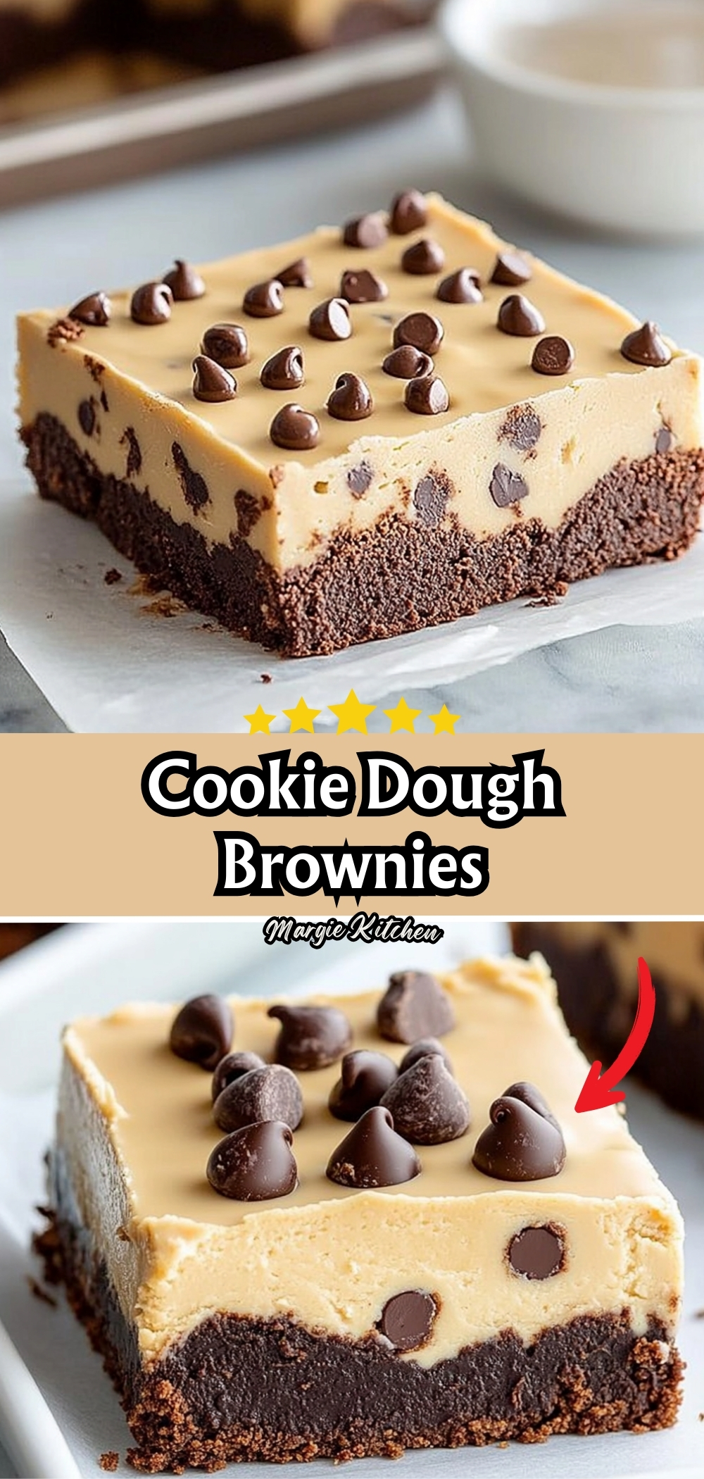 Cookie Dough Brownies 97 Cookie Dough Brownies
