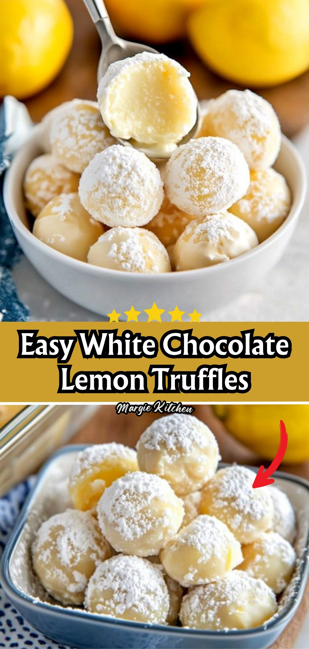 Easy White Chocolate Lemon Truffles 46 Easy White Chocolate Lemon Truffles