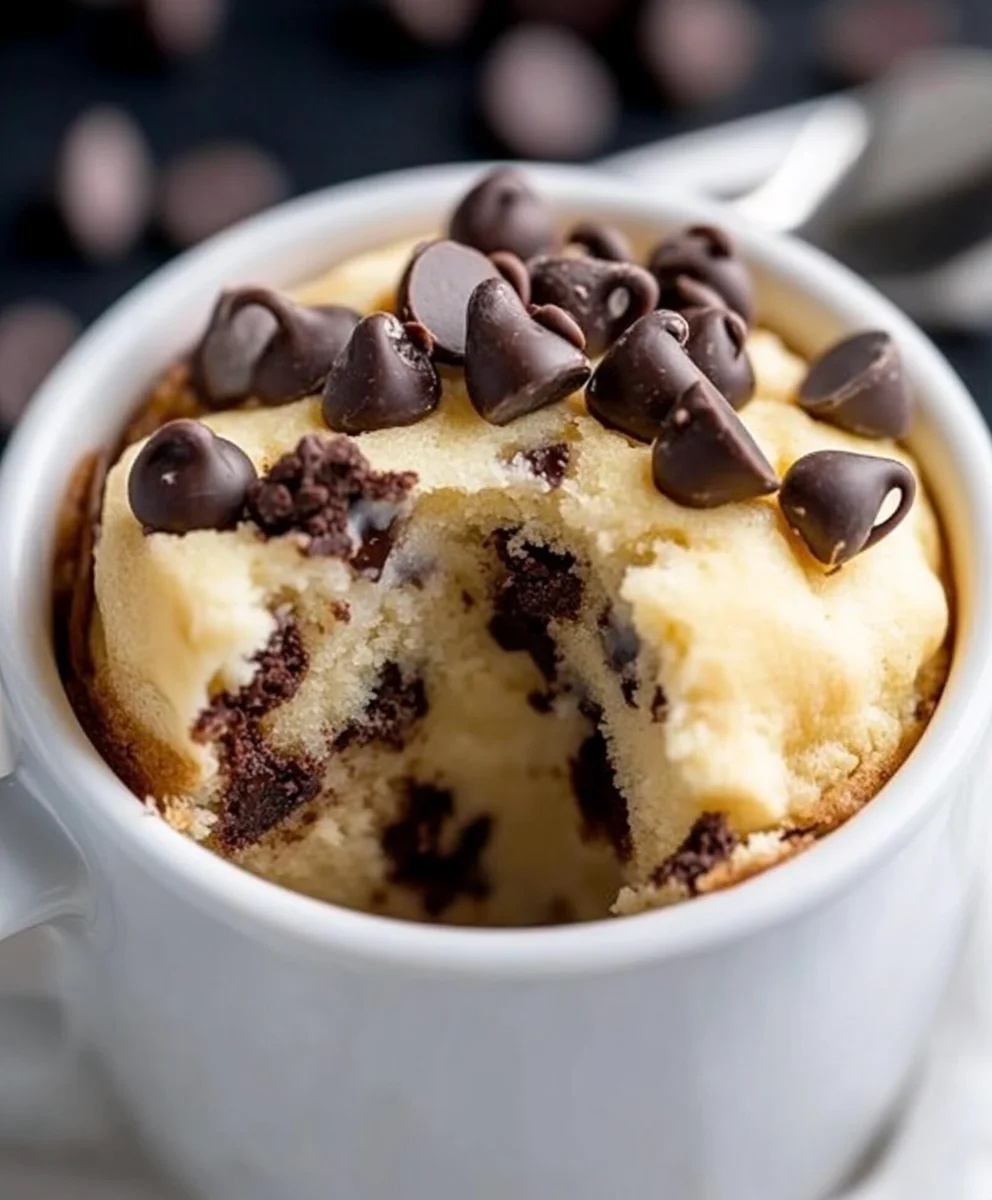 Chocolate Chip Mug Cake