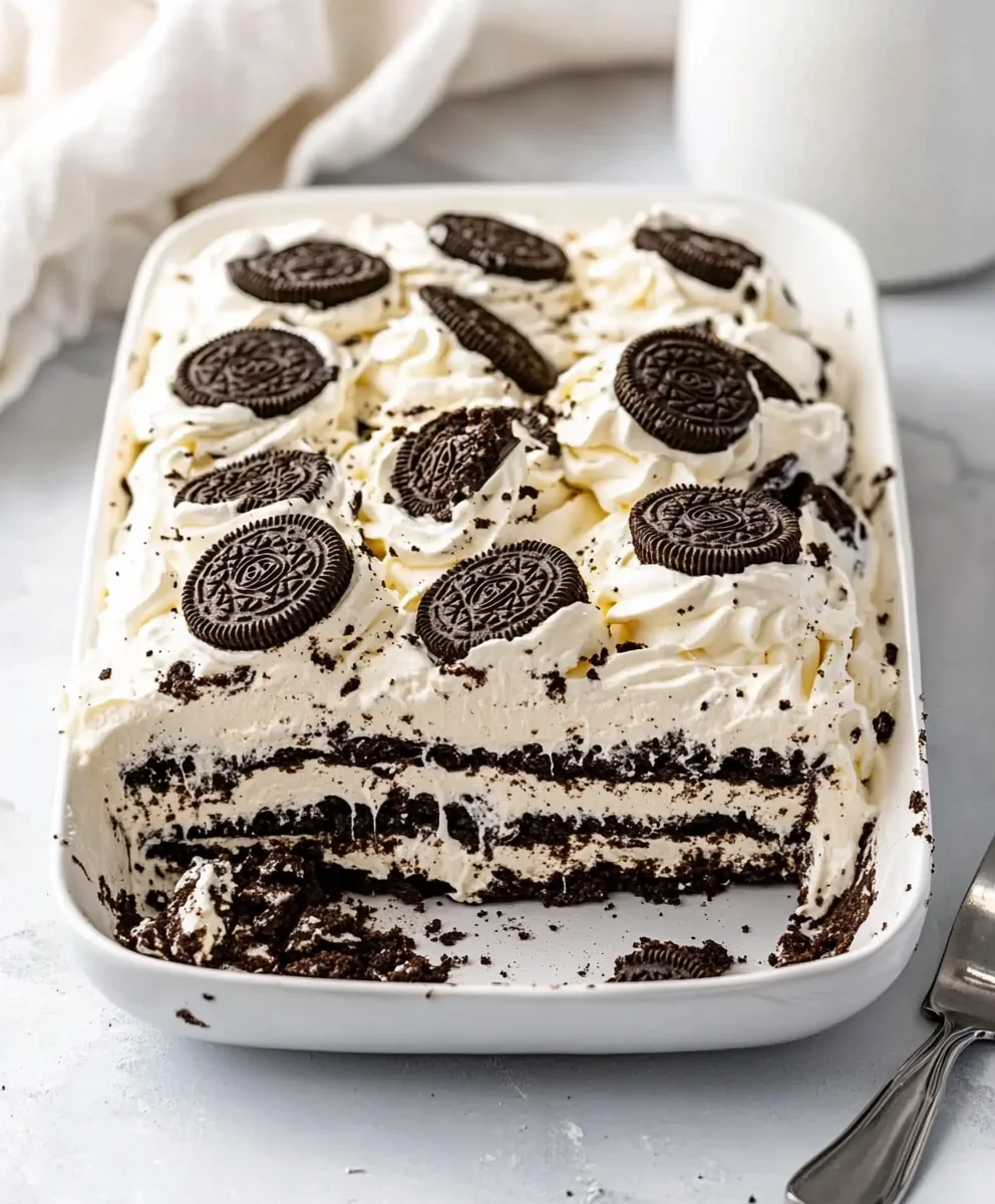 Oreo Icebox Cake 40 Oreo Icebox Cake