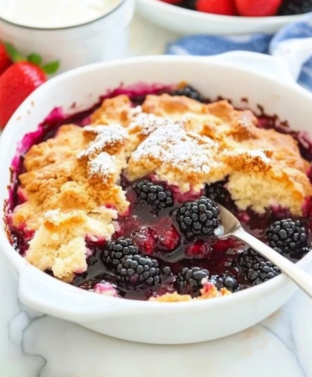 Easy Blackberry Cobbler Recipe