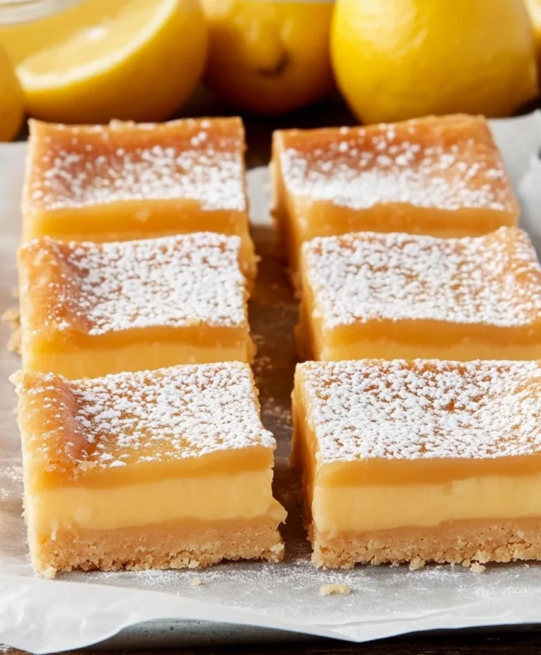 Easy Lemon Bars with Shortbread Crust