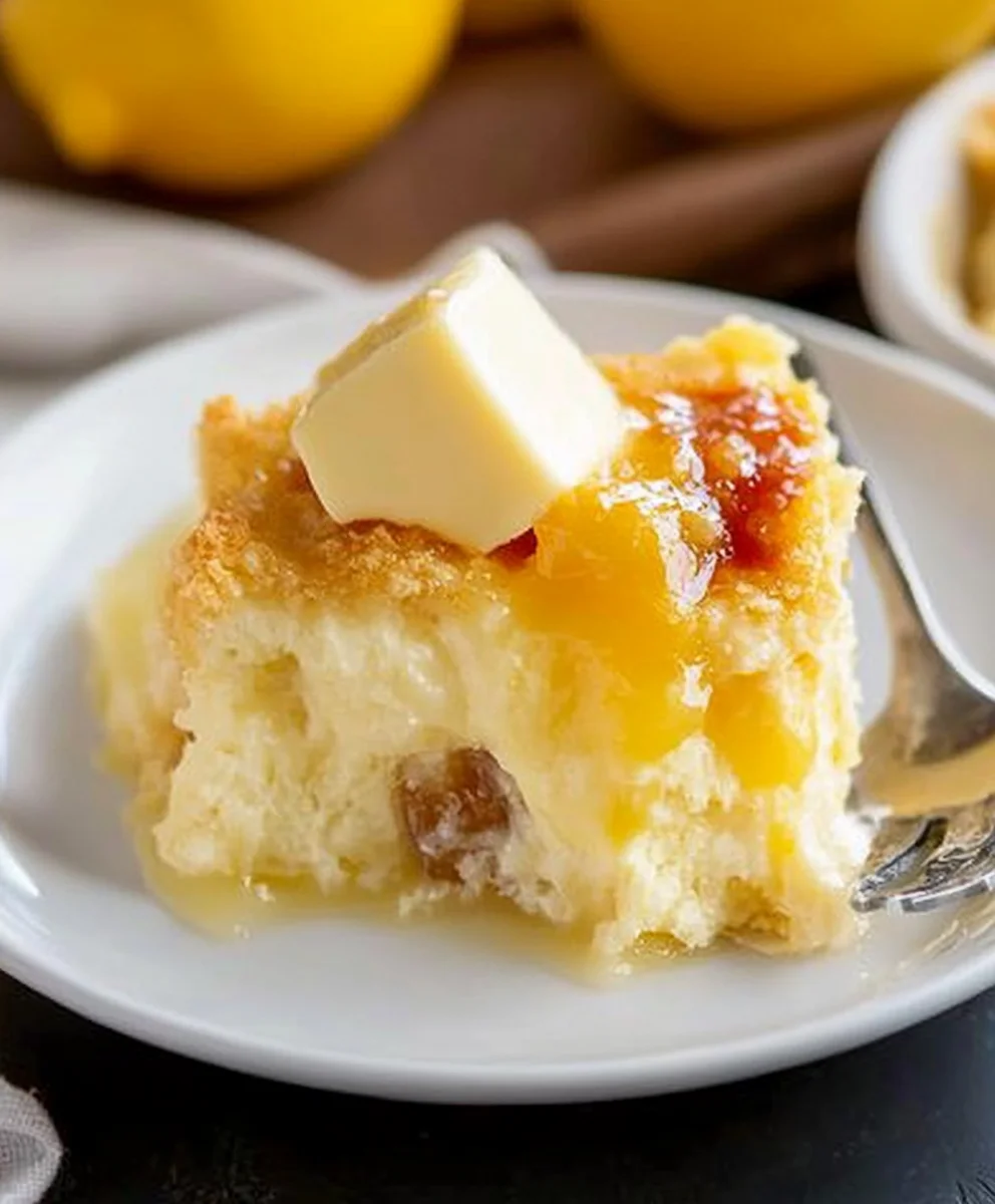 Lemon Cream Cheese Dump Cake