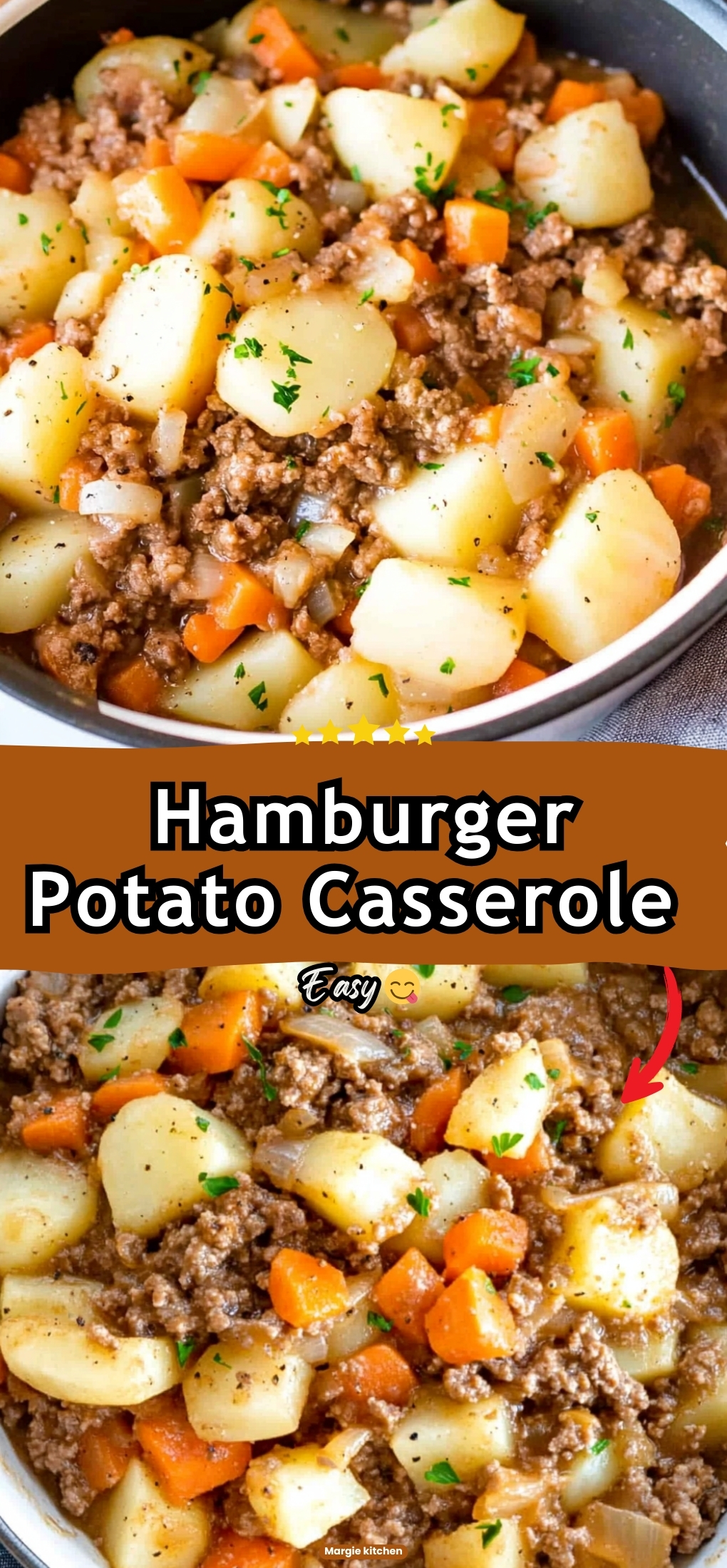 Hamburger Potato Casserole – Easy, Delicious One Pot Meal 35 Hamburger Potato Casserole – Easy, Delicious One Pot Meal
