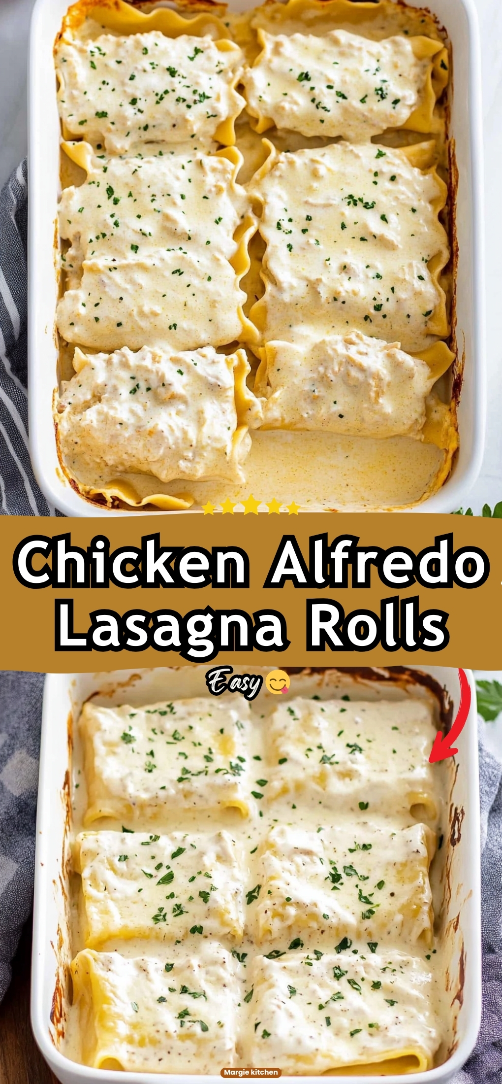 Chicken Alfredo Lasagna Rolls 53 Chicken Alfredo Lasagna Rolls