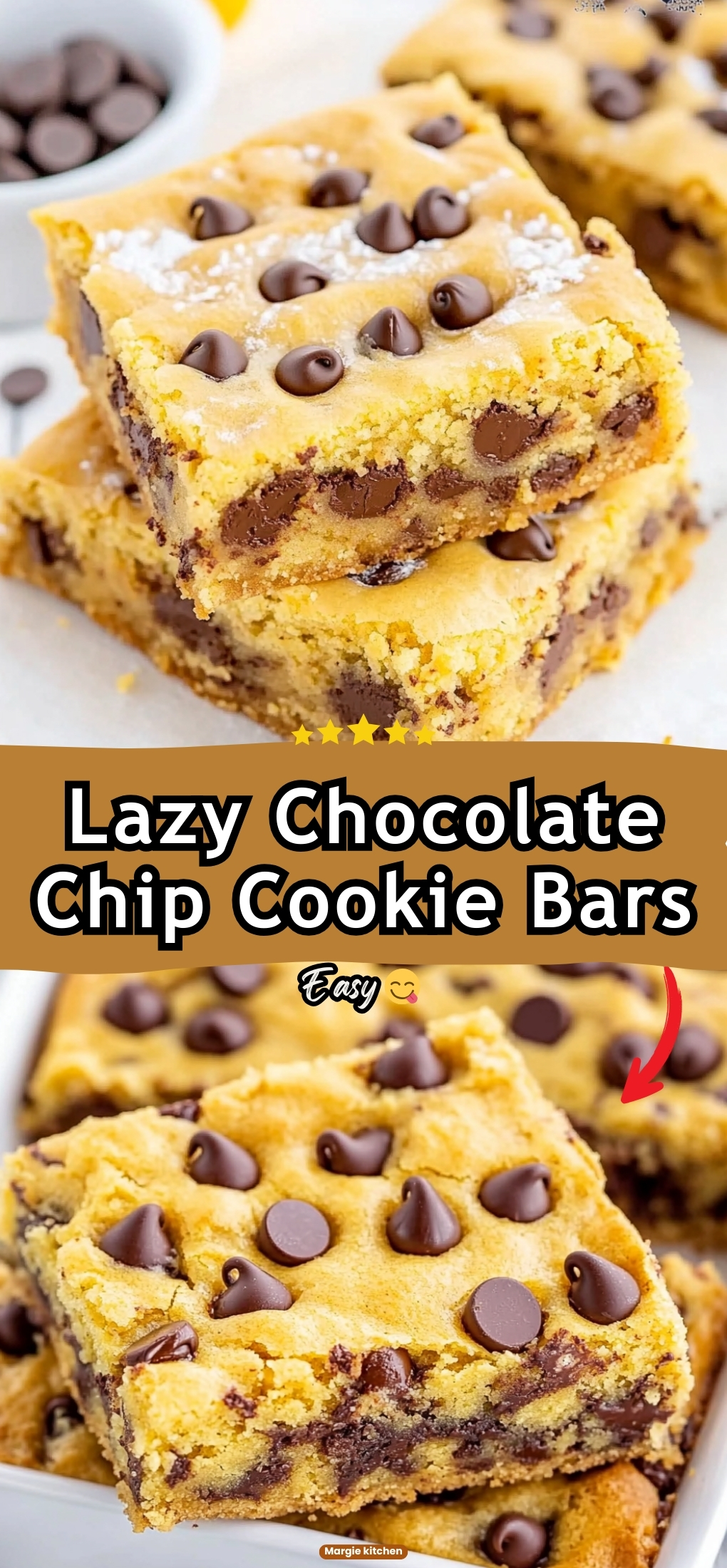 Lazy Chocolate Chip Cookie Bars