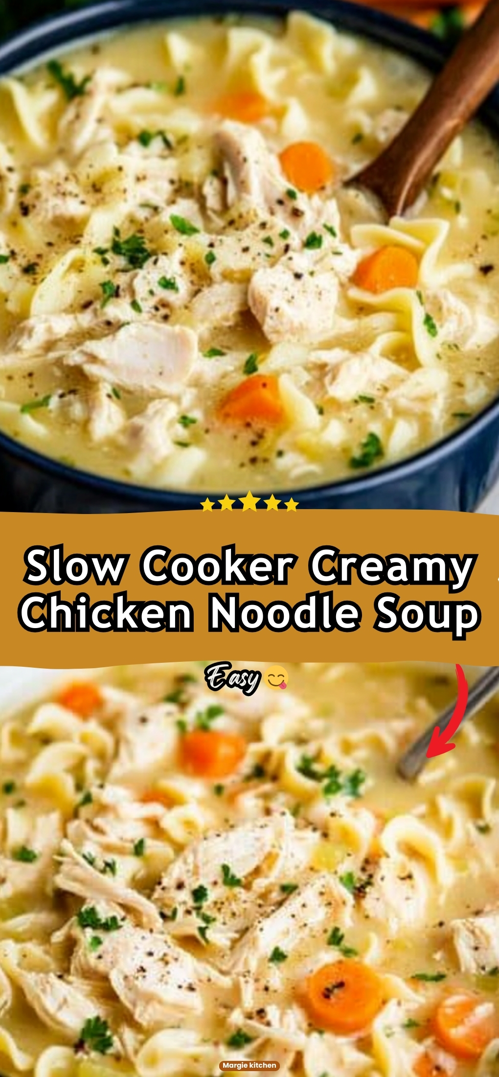 Slow Cooker Creamy Chicken Noodle Soup 74 Slow Cooker Creamy Chicken Noodle Soup