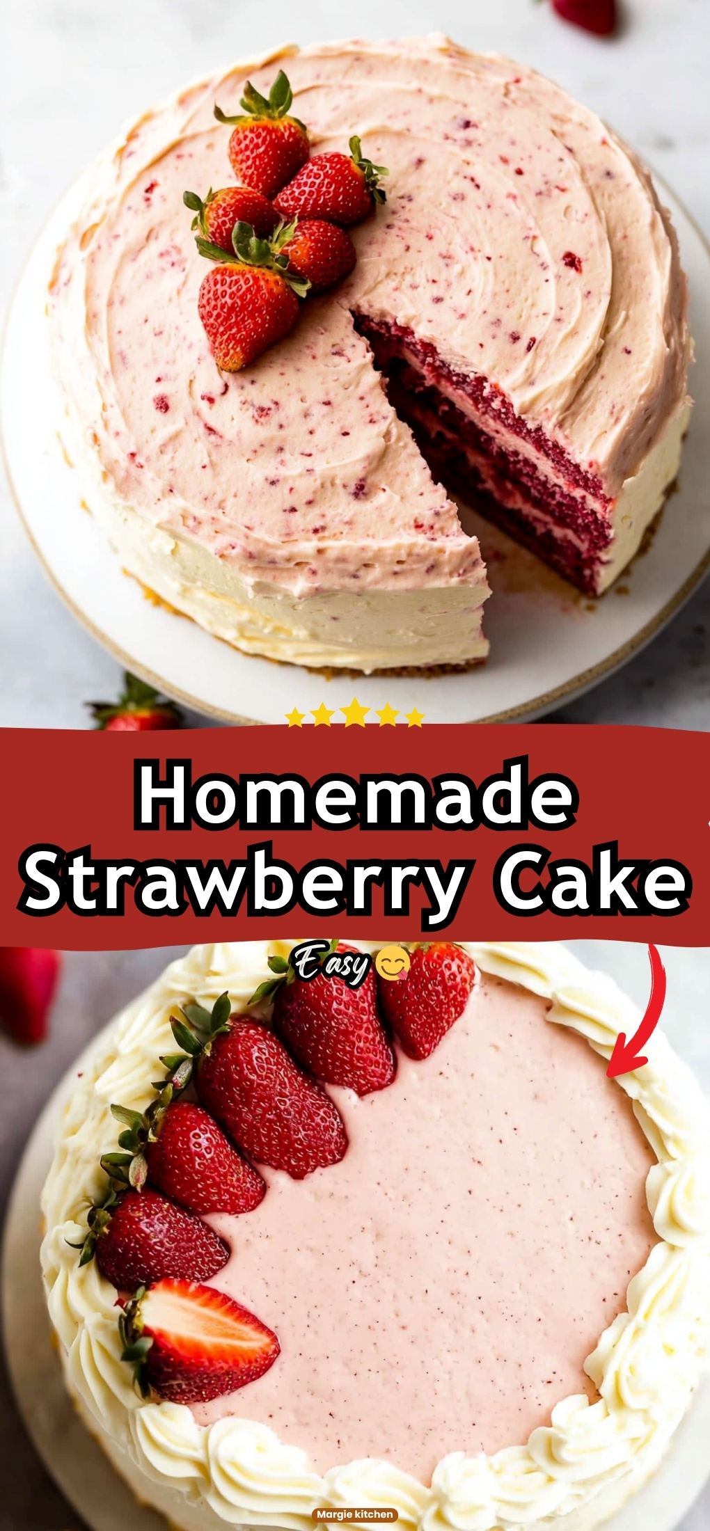 Homemade Strawberry Cake 69 Homemade Strawberry Cake