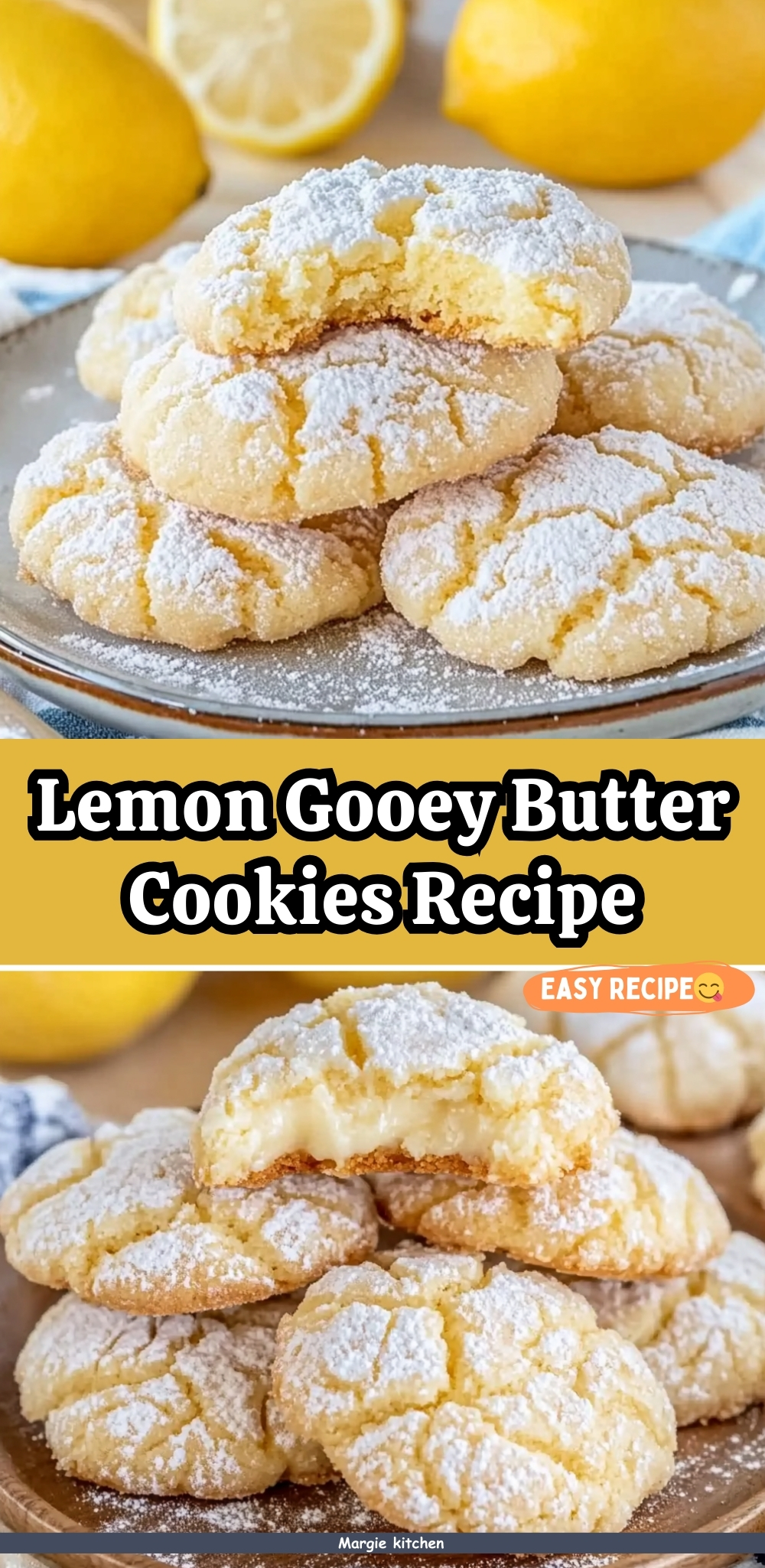 Lemon Gooey Butter Cookies Recipe 49 Lemon Gooey Butter Cookies Recipe