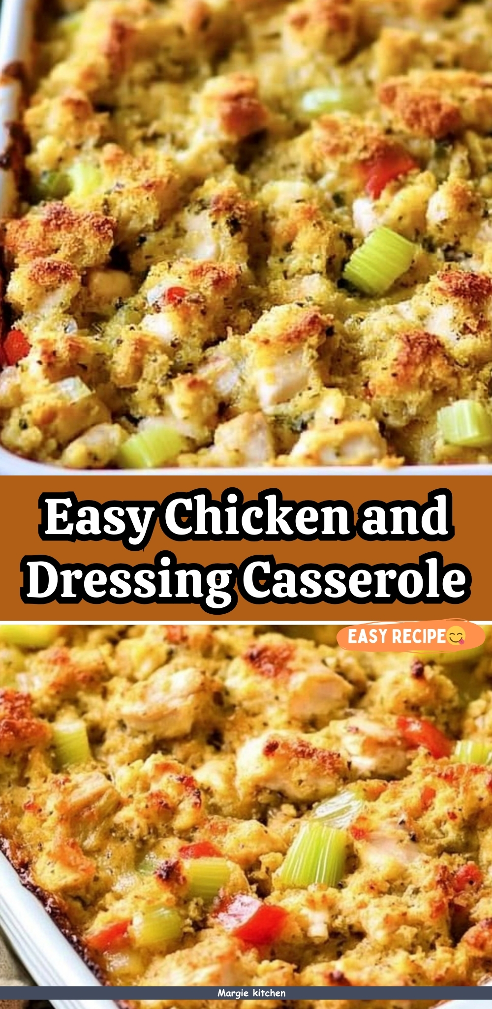Easy Chicken and Dressing Casserole 59 Easy Chicken and Dressing Casserole