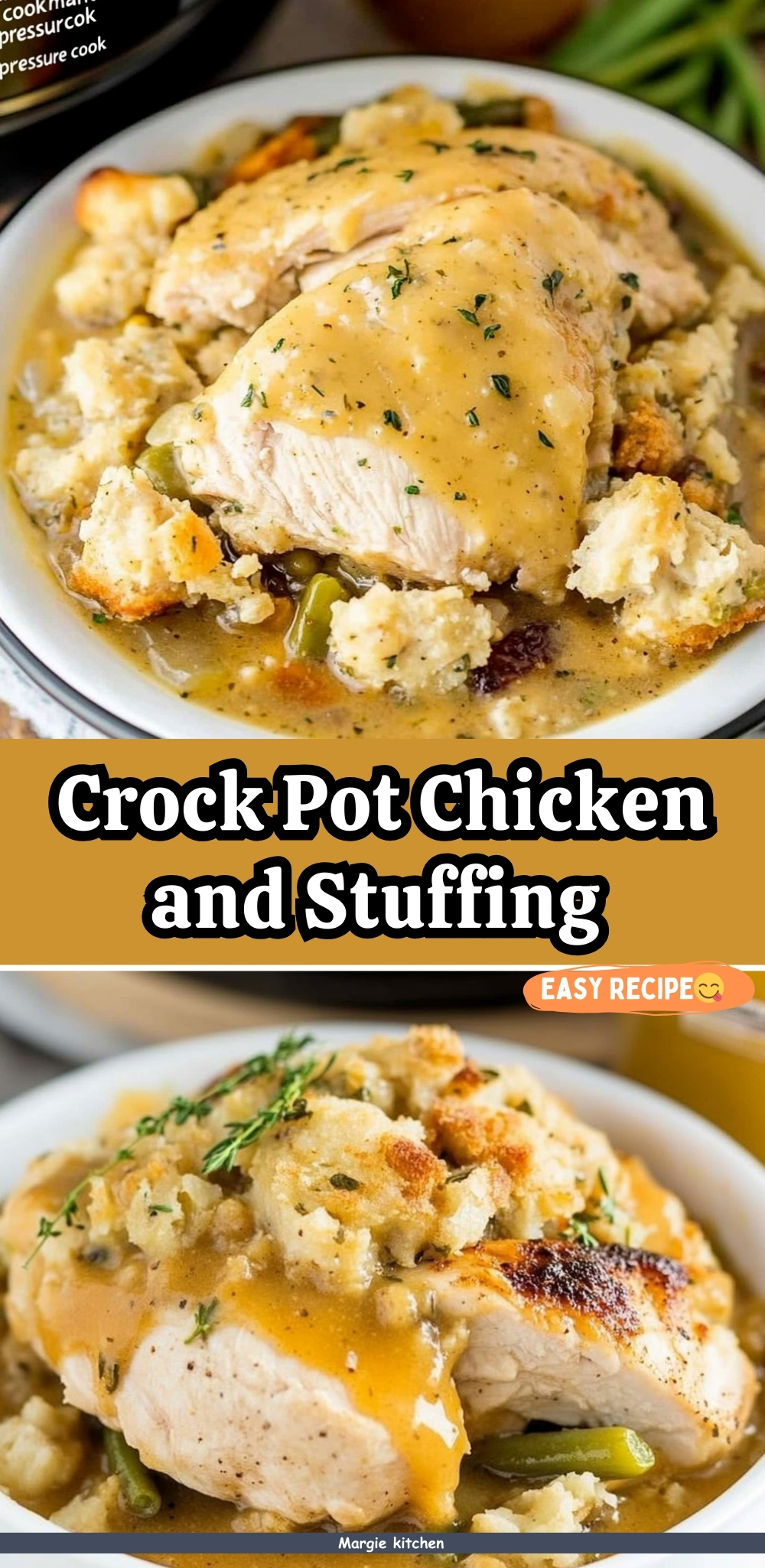 Crock Pot Chicken and Stuffing (Also Instant Pot Friendly!) 65 Crock Pot Chicken and Stuffing (Also Instant Pot Friendly!)