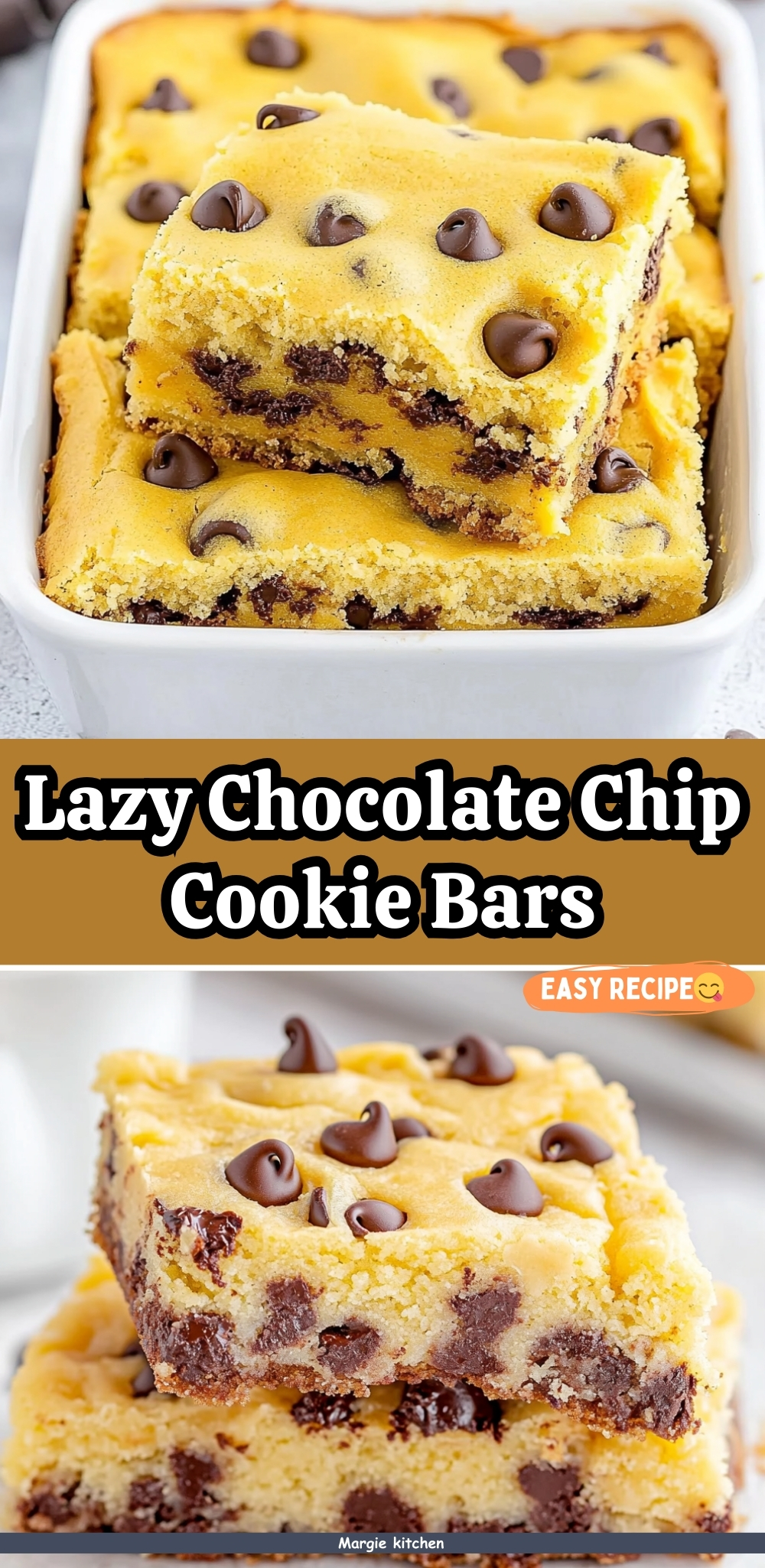 Lazy Chocolate Chip Cookie Bars