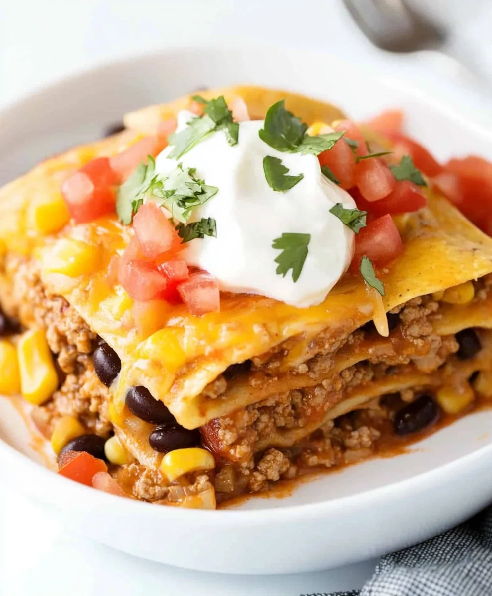 Easy Mexican Lasagna 45 Easy Mexican Lasagna