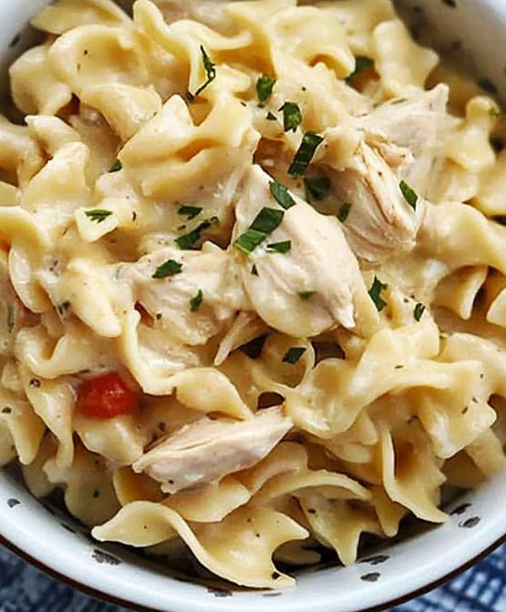 Crockpot Chicken and Noodles