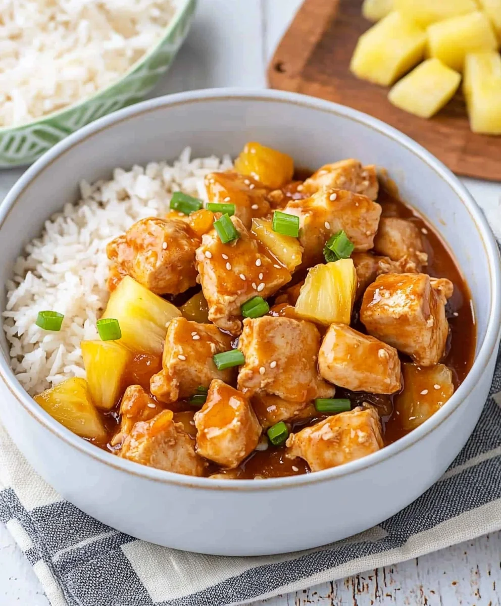 Sweet Hawaiian Crockpot Chicken