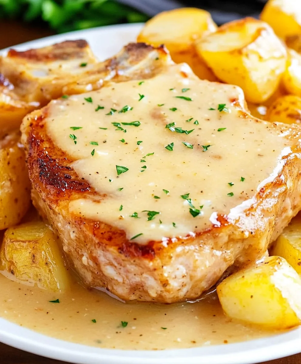 Crock Pot Pork Chops and Potatoes For Two