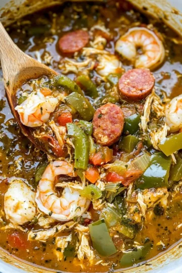 Slow Cooker Crockpot Gumbo