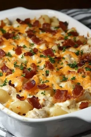 Chicken Bacon Ranch Casserole