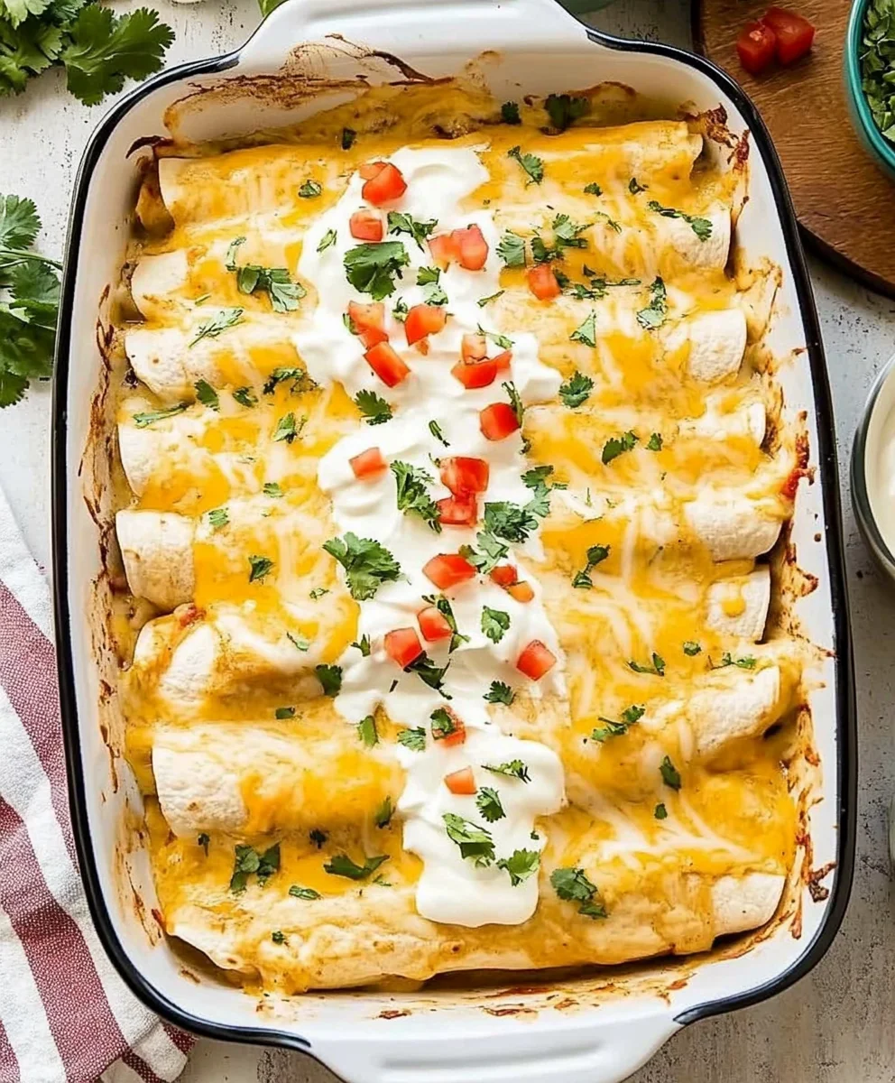 Cream Cheese Chicken Enchiladas