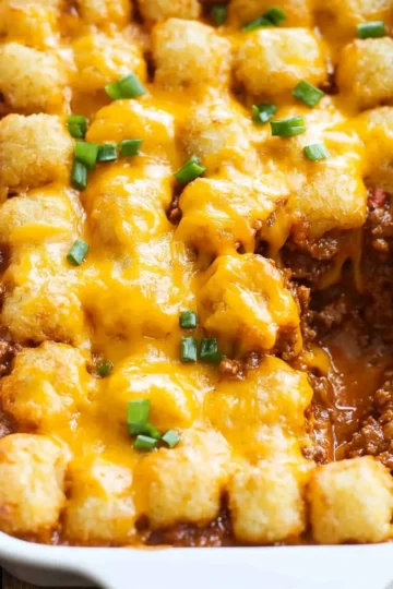 Sloppy Joe Tater Tot Casserole
