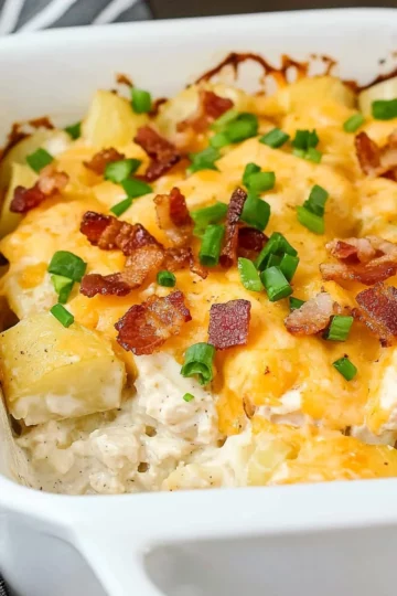 Chicken Bacon Ranch Potato Casserole 48 Chicken Bacon Ranch Potato Casserole