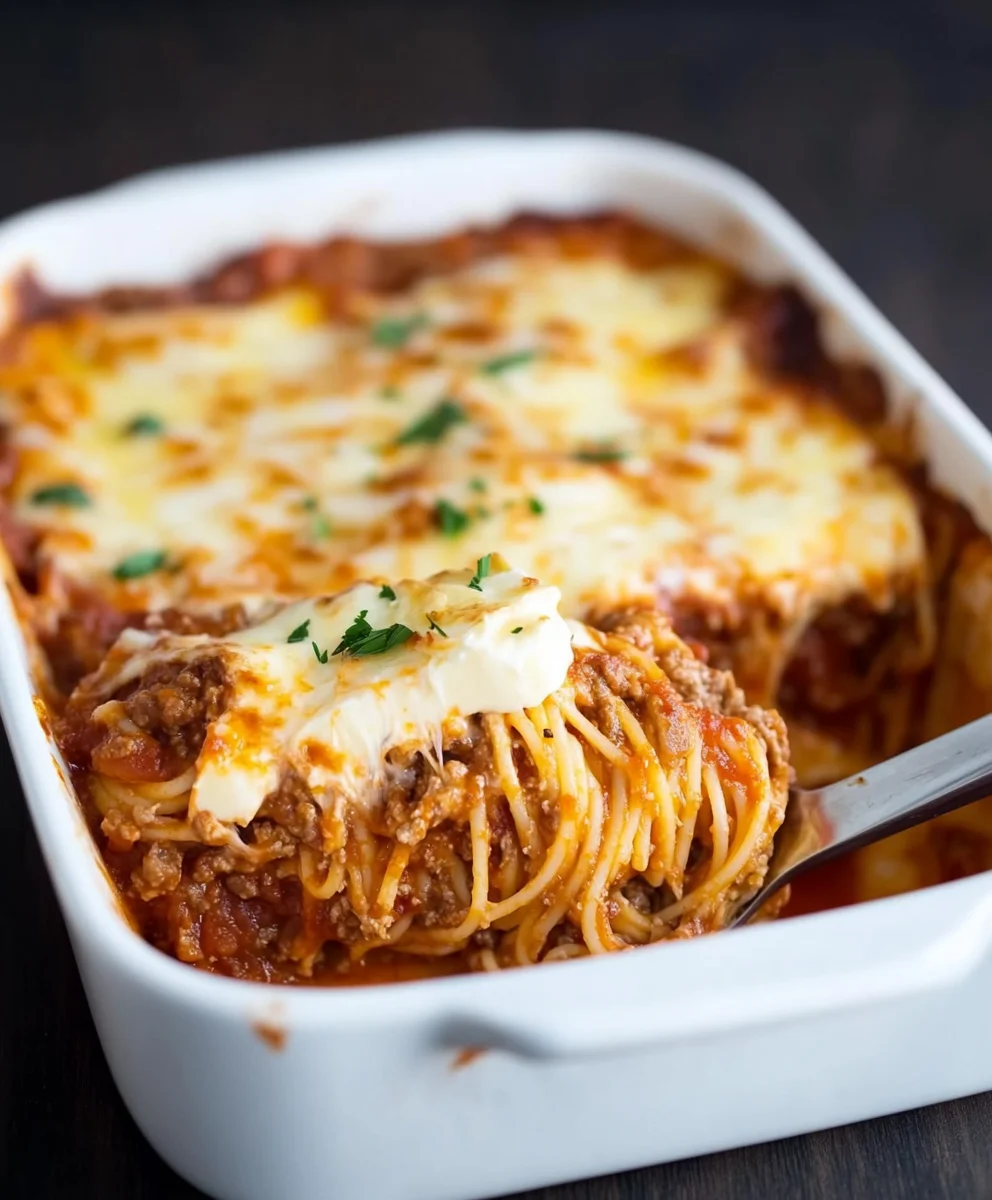 Million Dollar Spaghetti Casserole
