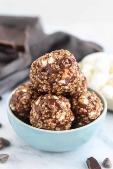 Chocolate Rice Krispie Balls 29 Chocolate Rice Krispie Balls