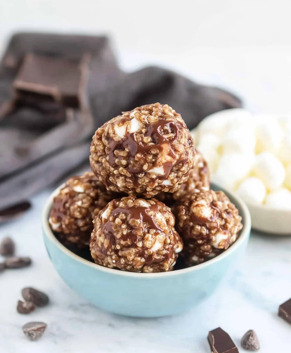 Chocolate Rice Krispie Balls