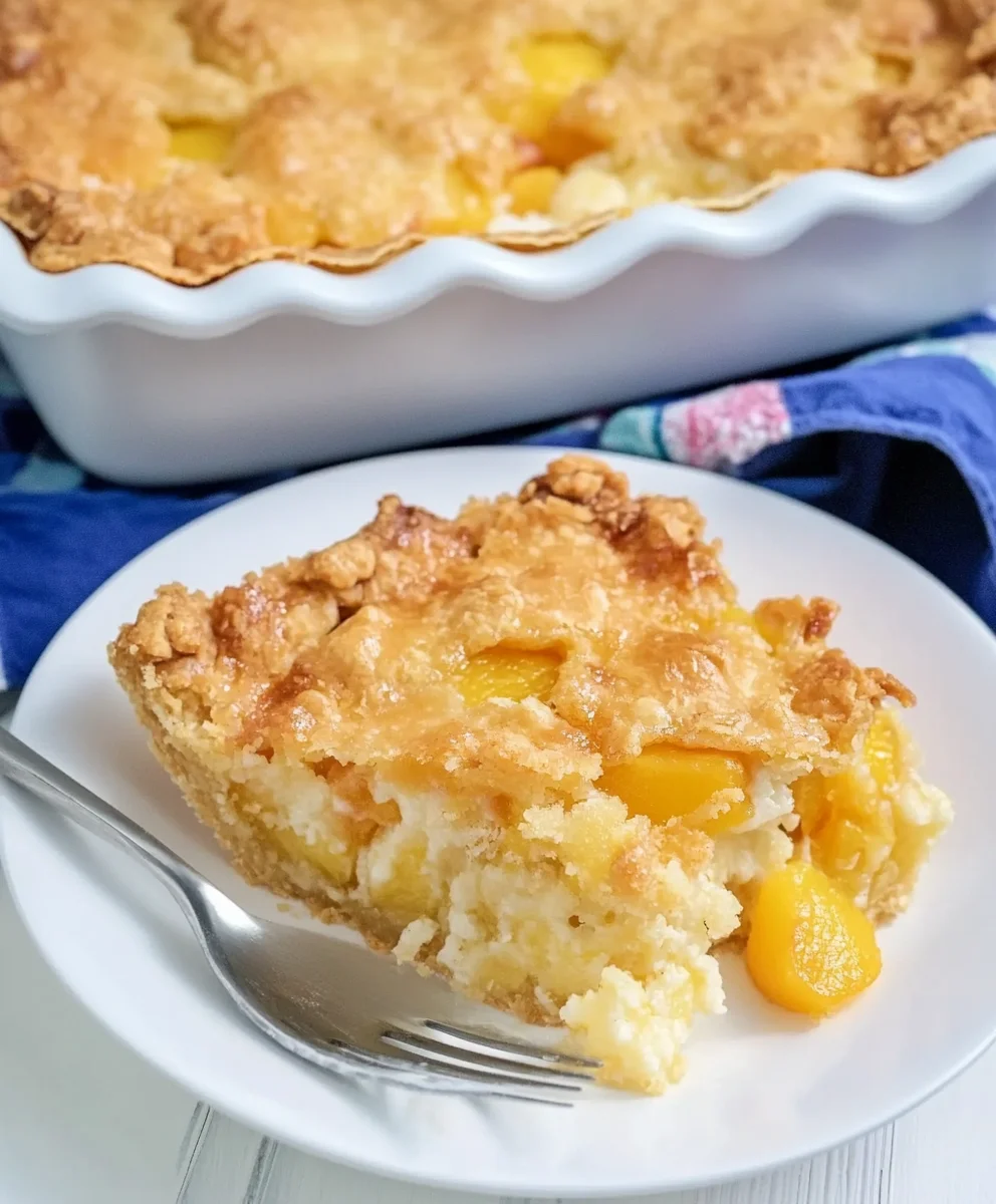 Creamy Peach Pie Delight