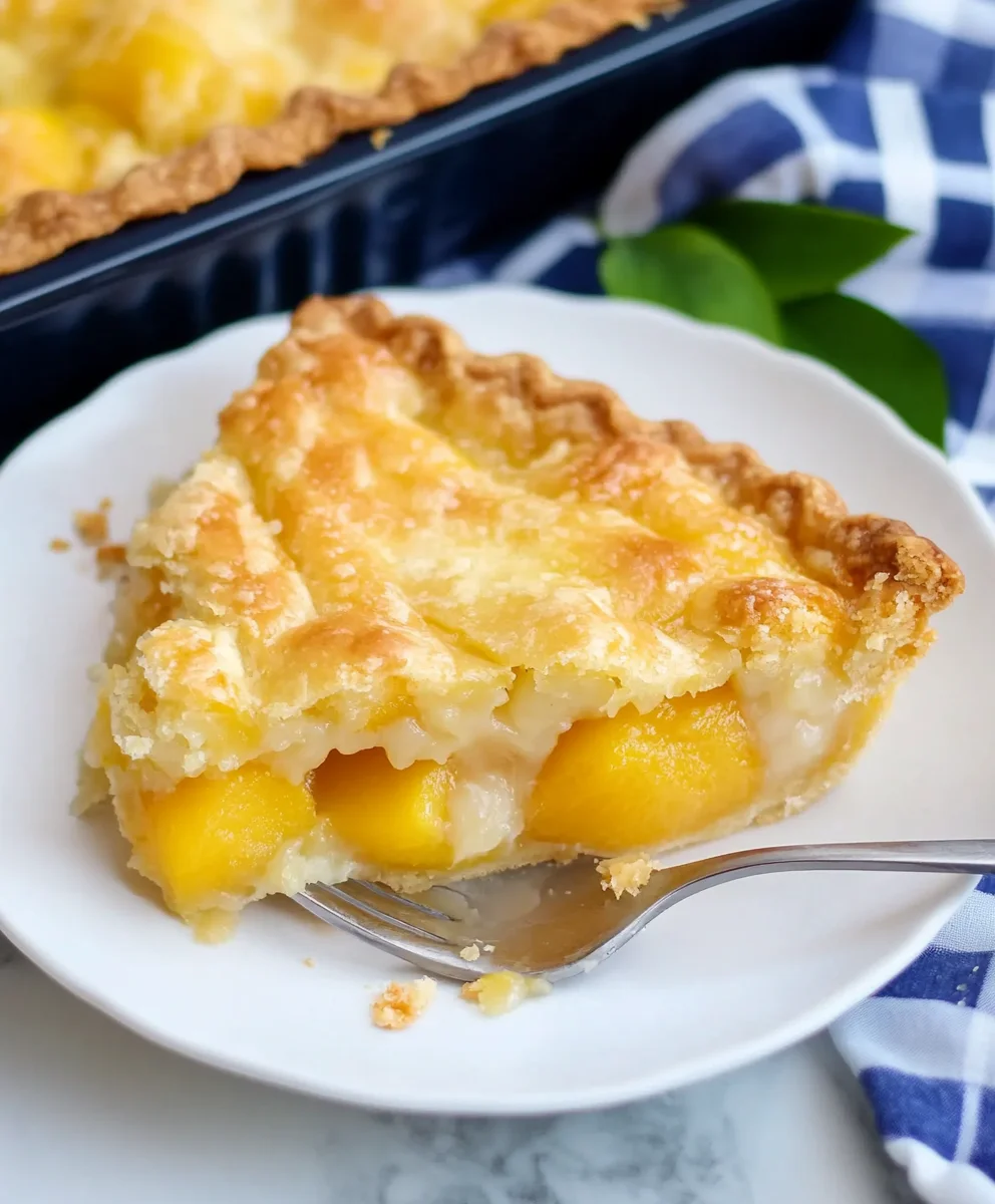 Creamy Peach Pie Delight 39 Creamy Peach Pie Delight
