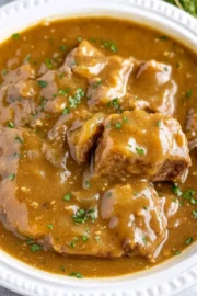 Crock Pot Cubed Steak 1 Crock Pot Cubed Steak