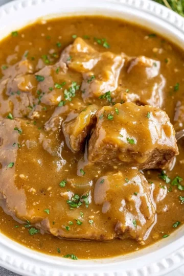 Crock Pot Cubed Steak