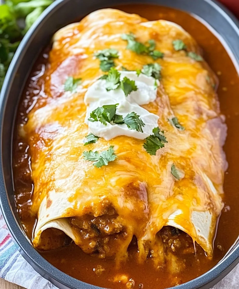 Easy Wet Burritos Recipe