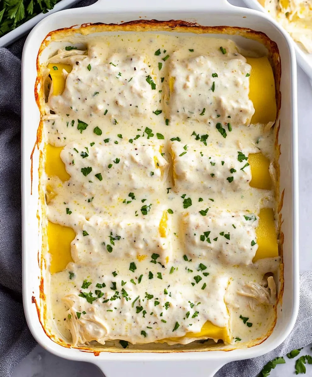 Chicken Alfredo Lasagna Rolls 51 Chicken Alfredo Lasagna Rolls
