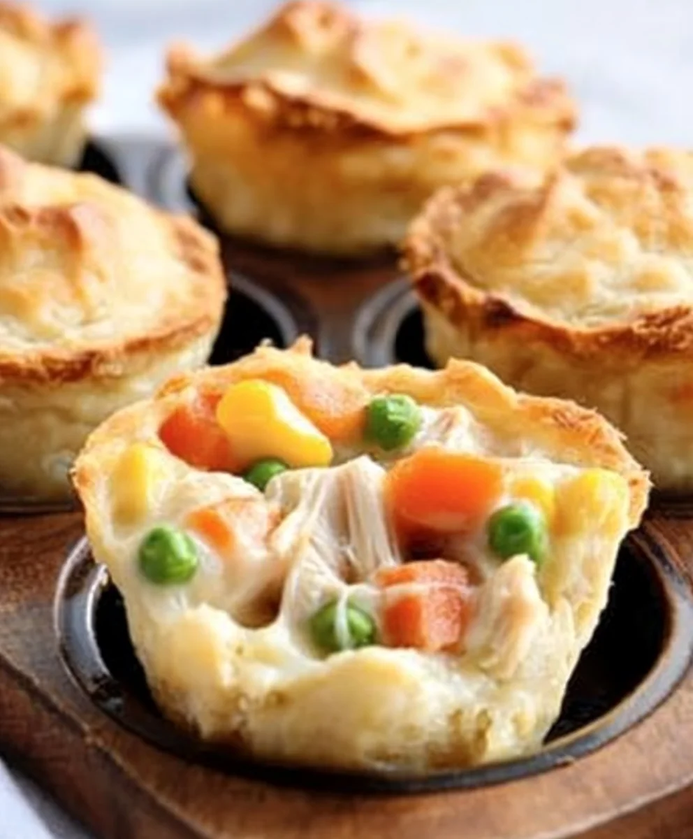 Mini Chicken Pot Pies 27 Mini Chicken Pot Pies