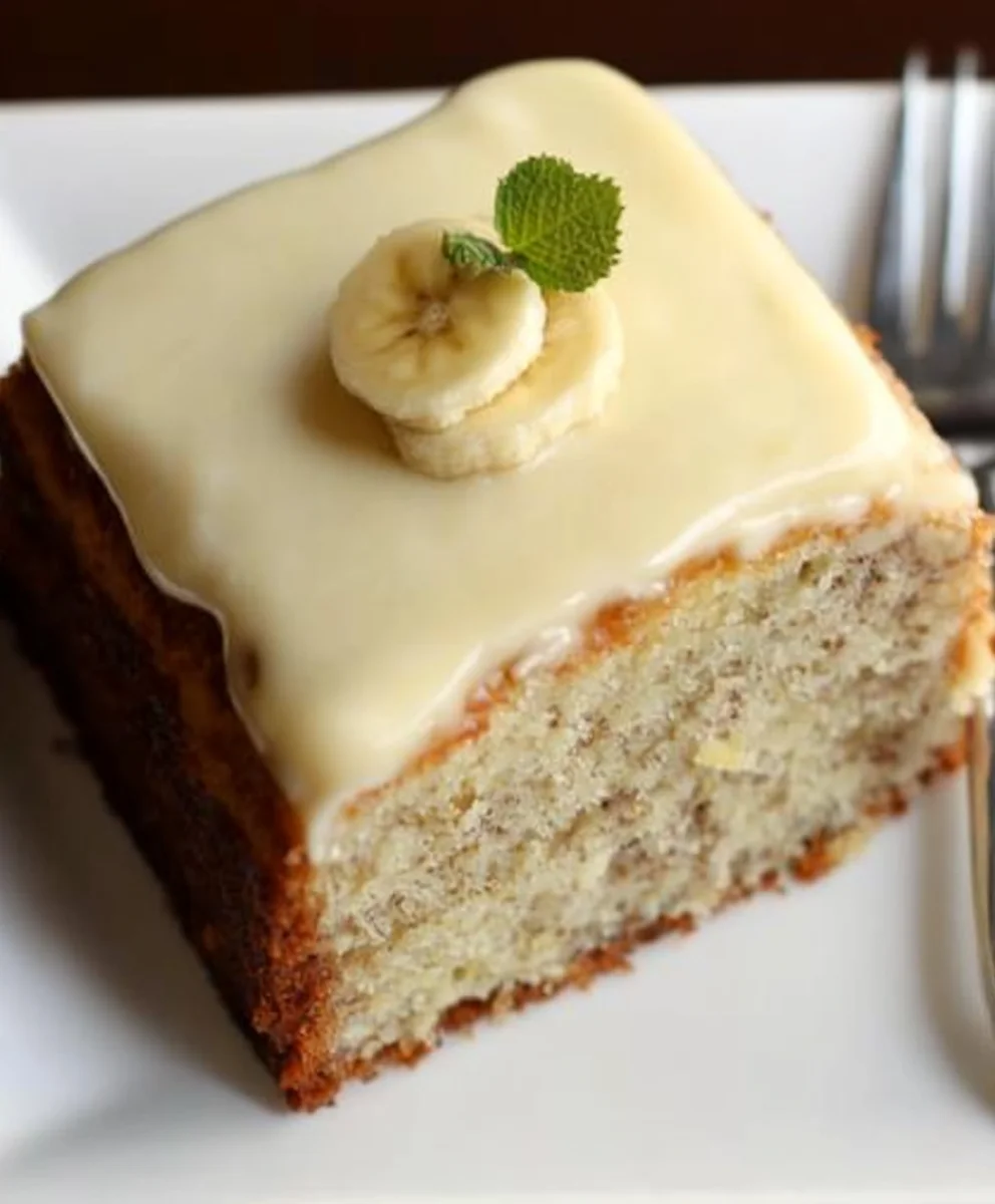 Crazy Banana Cake with Cream Cheese Icing