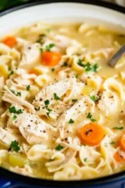 Slow Cooker Creamy Chicken Noodle Soup 6 Slow Cooker Creamy Chicken Noodle Soup