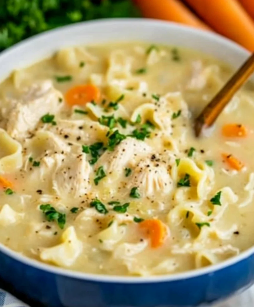 Slow Cooker Creamy Chicken Noodle Soup 49 Slow Cooker Creamy Chicken Noodle Soup