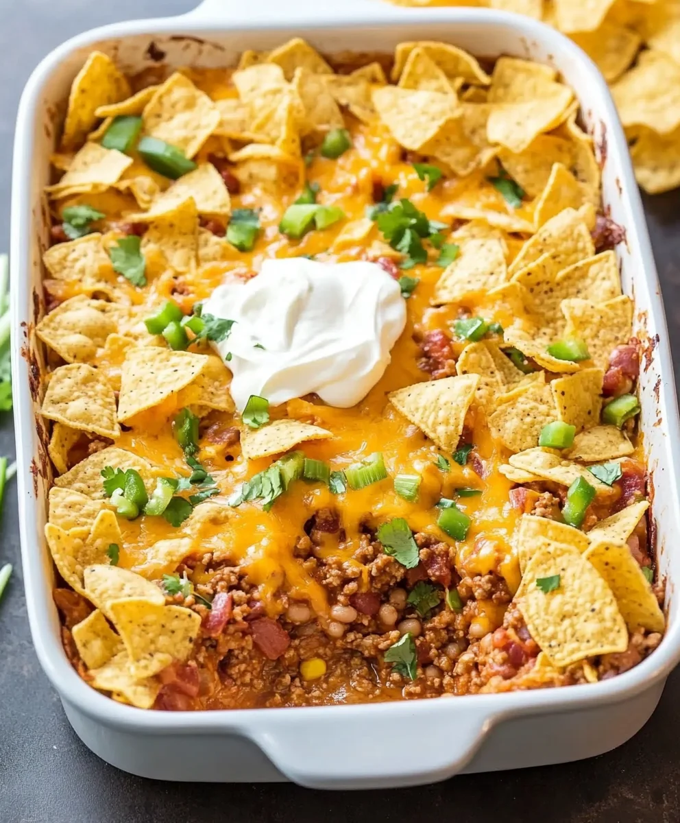 Walking Taco Casserole