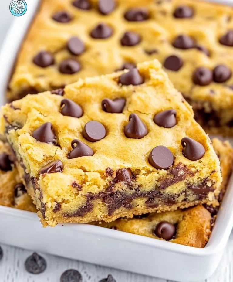 Lazy Chocolate Chip Cookie Bars